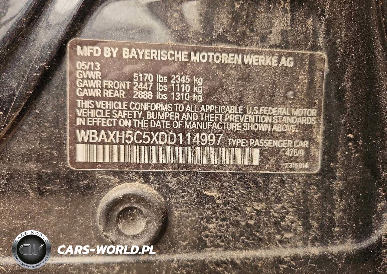 2013 BMW 528 Xi VIN:WBAXH5C5XDD114997 - 12