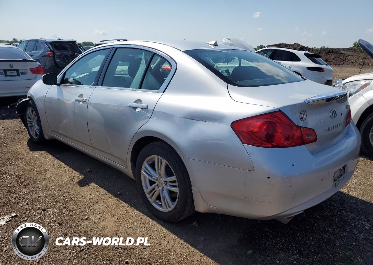 2011 Infiniti G37 VIN:JN1CV6AR0BM352184 - 2