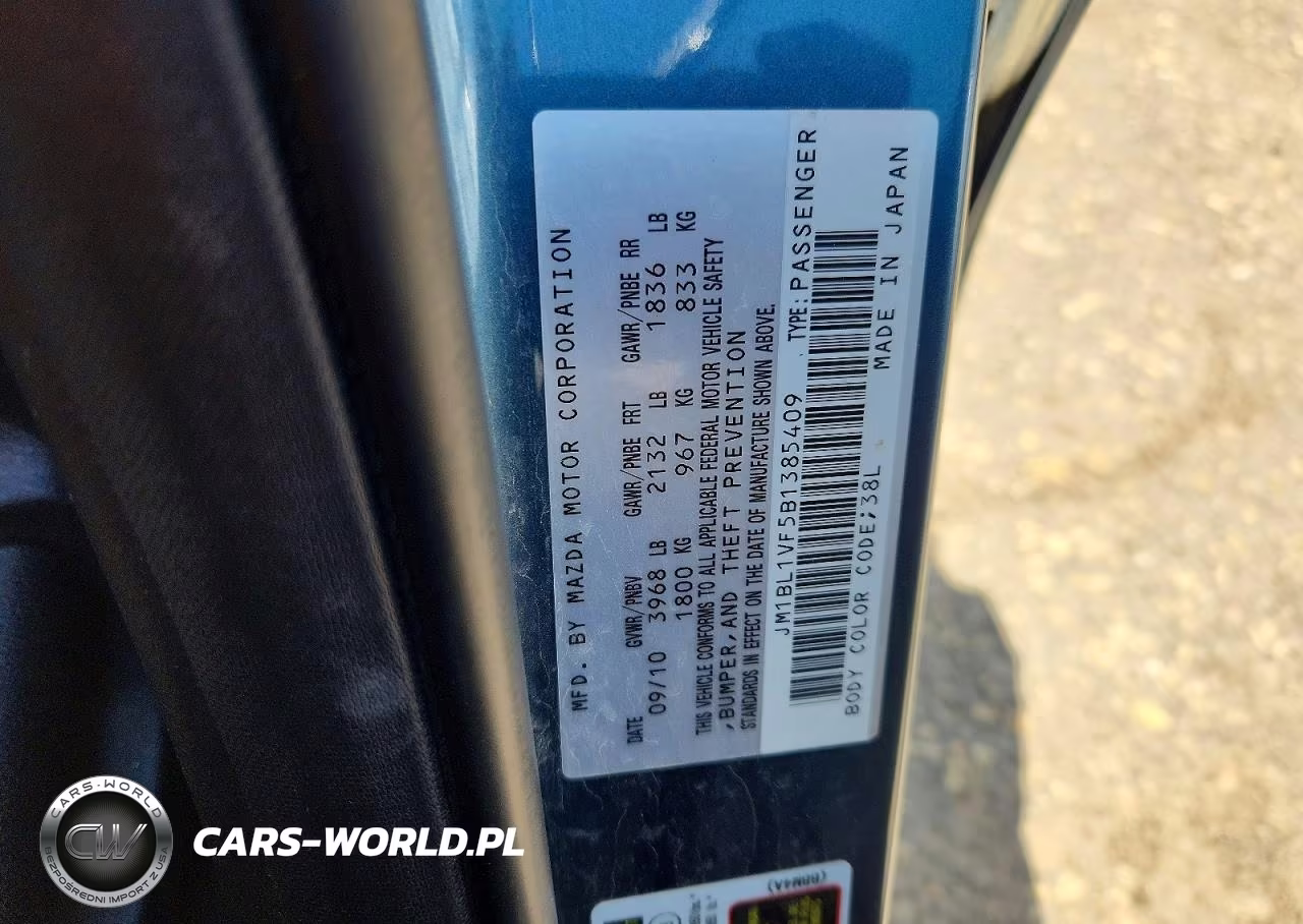 2011 Mazda 3 I VIN:JM1BL1VF5B1385409 - 12
