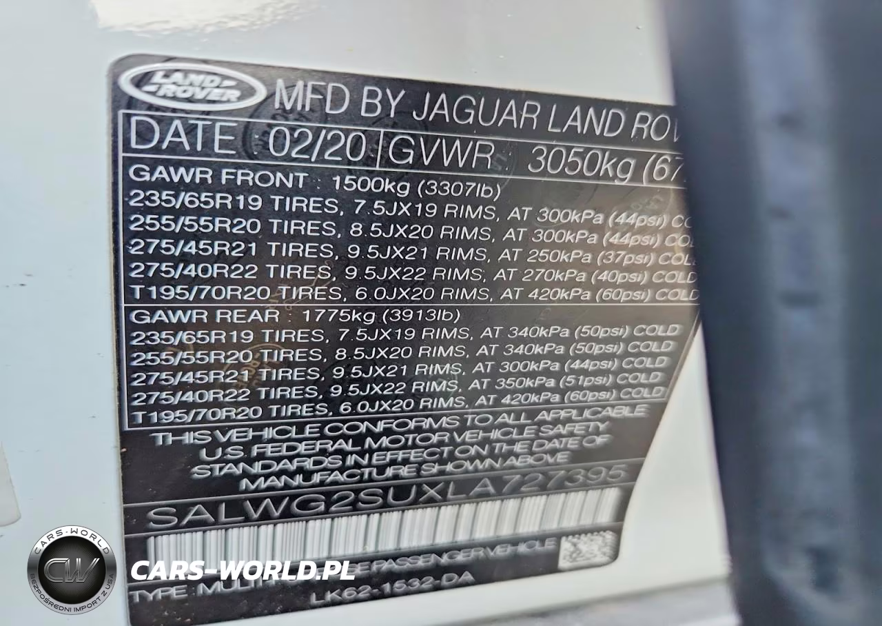 2020 Land Rover Range Rover Sport Se VIN:SALWG2SUXLA727395 - 13