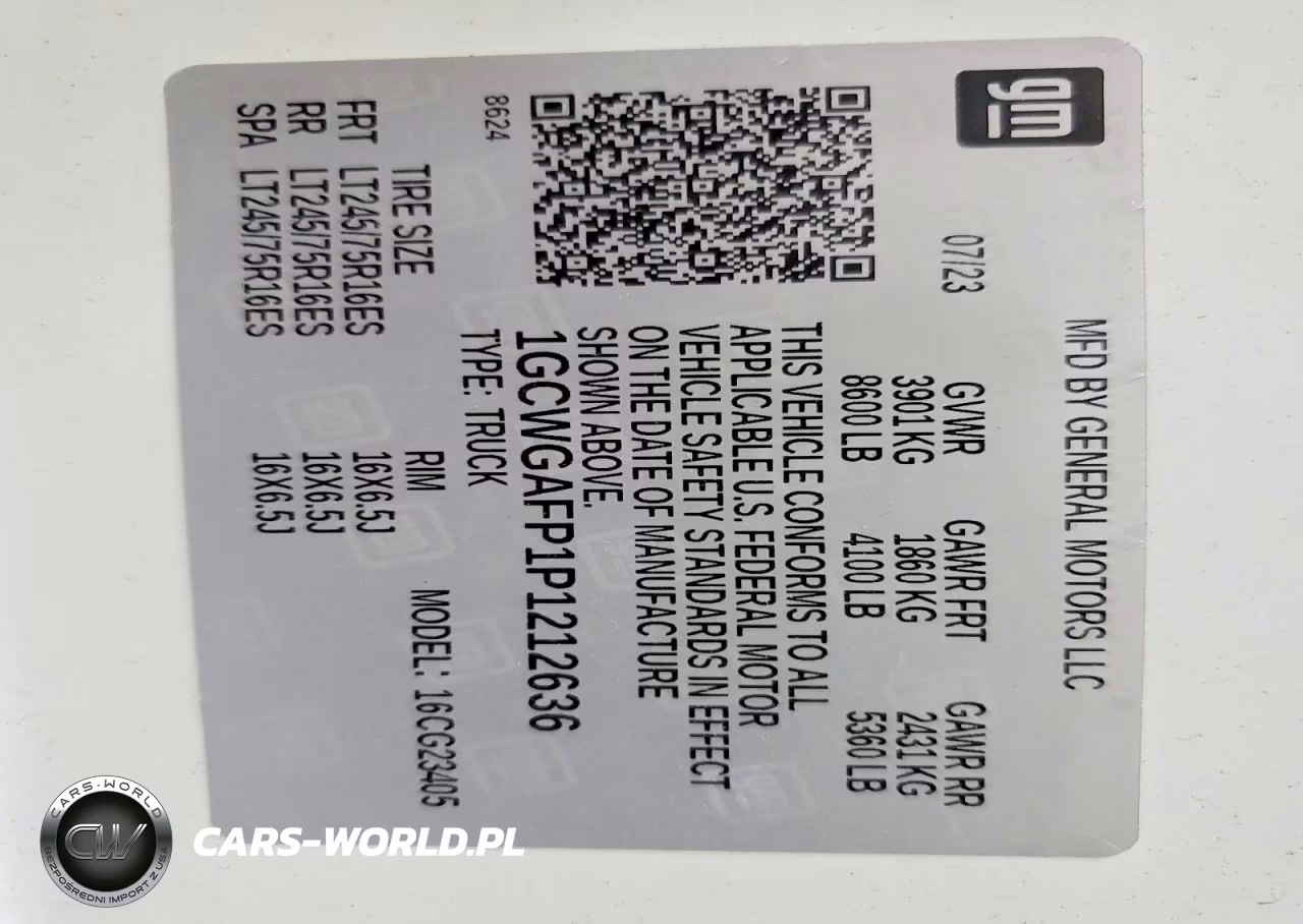 2023 Chevrolet Express VIN:1GCWGAFP1P1212636 - 14