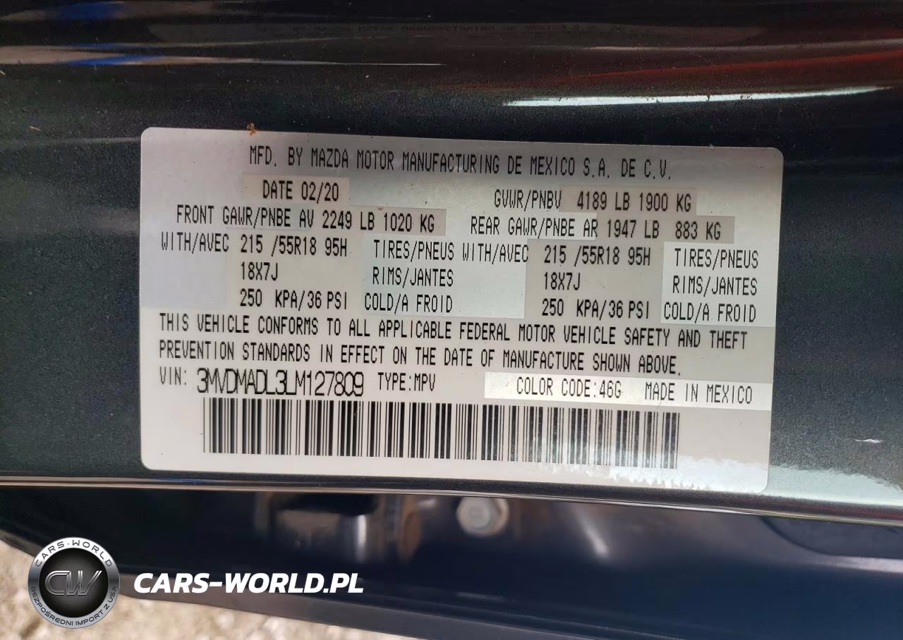 2020 Mazda Cx-30 Preferred VIN:3MVDMADL3LM127809 - 12