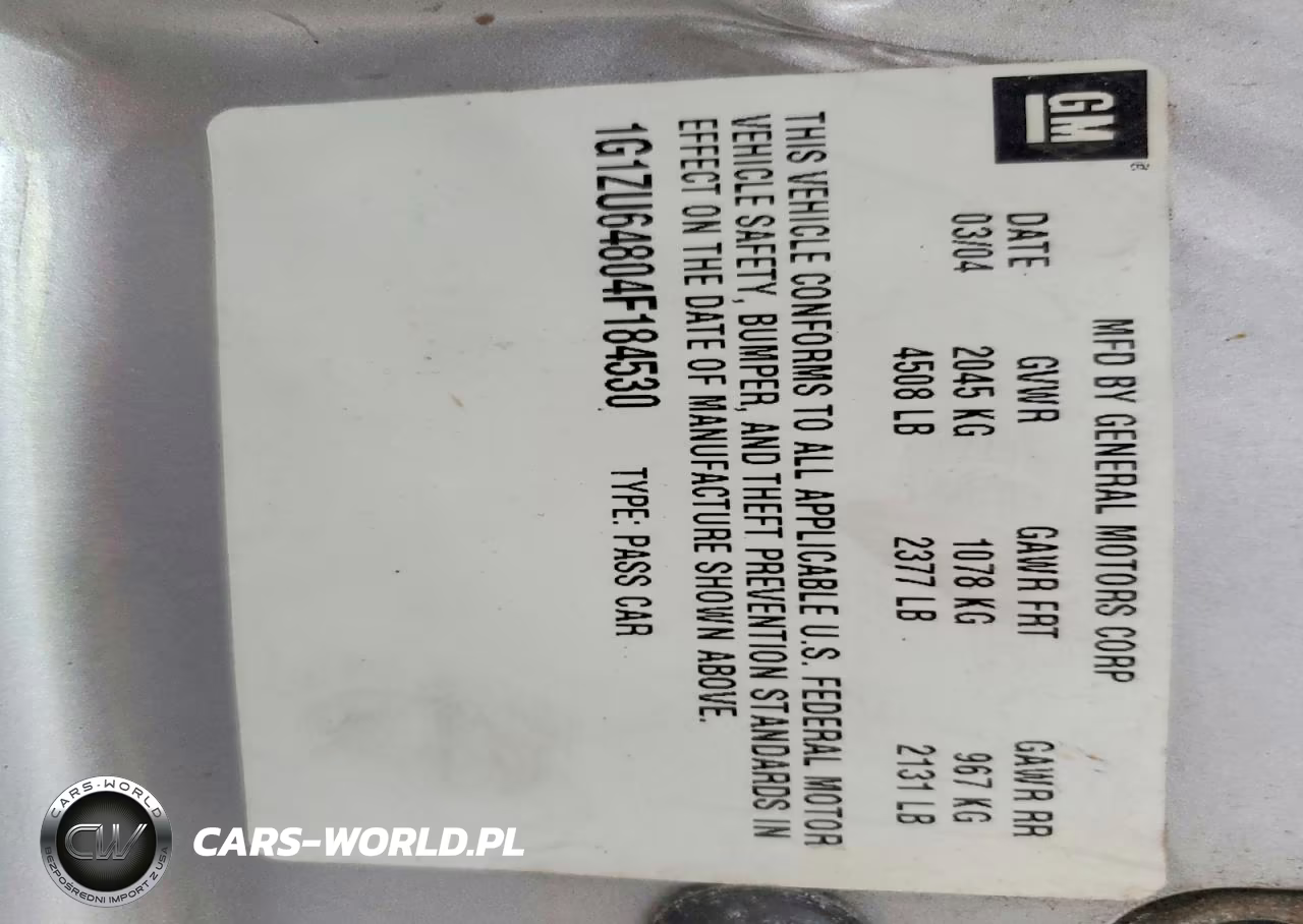 2004 Chevrolet Malibu Maxx Lt VIN:1G1ZU64804F184530 - 12