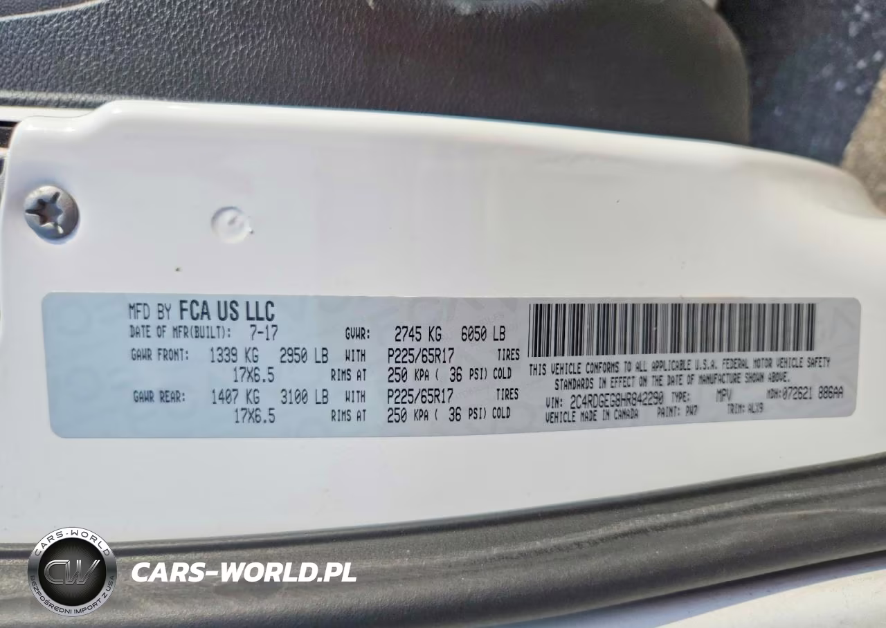 2017 Dodge Grand Caravan Gt VIN:2C4RDGEG8HR842290 - 13