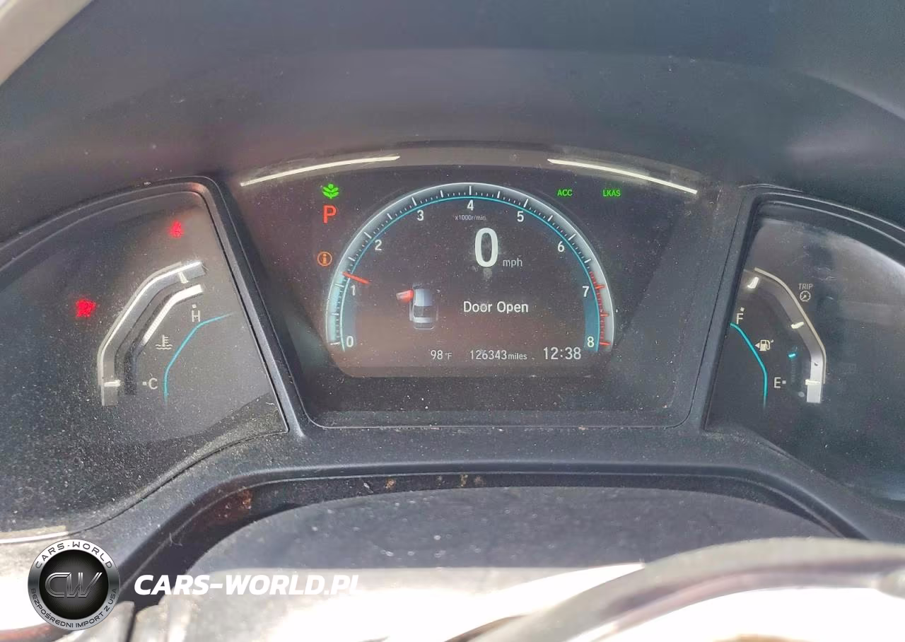 2019 Honda Civic Lx VIN:2HGFC2F67KH544729 - 9