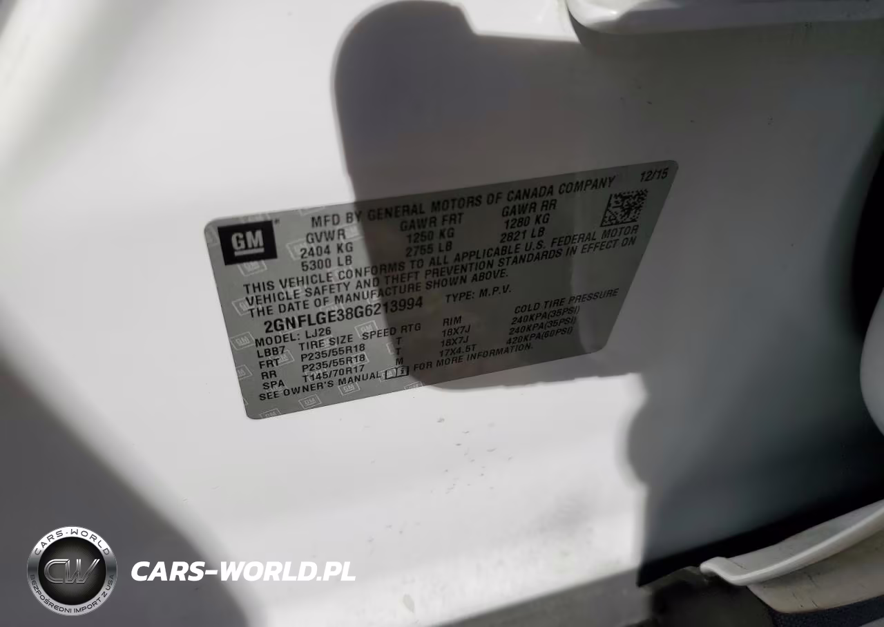 2016 Chevrolet Equinox Ltz VIN:2GNFLGE38G6213994 - 12