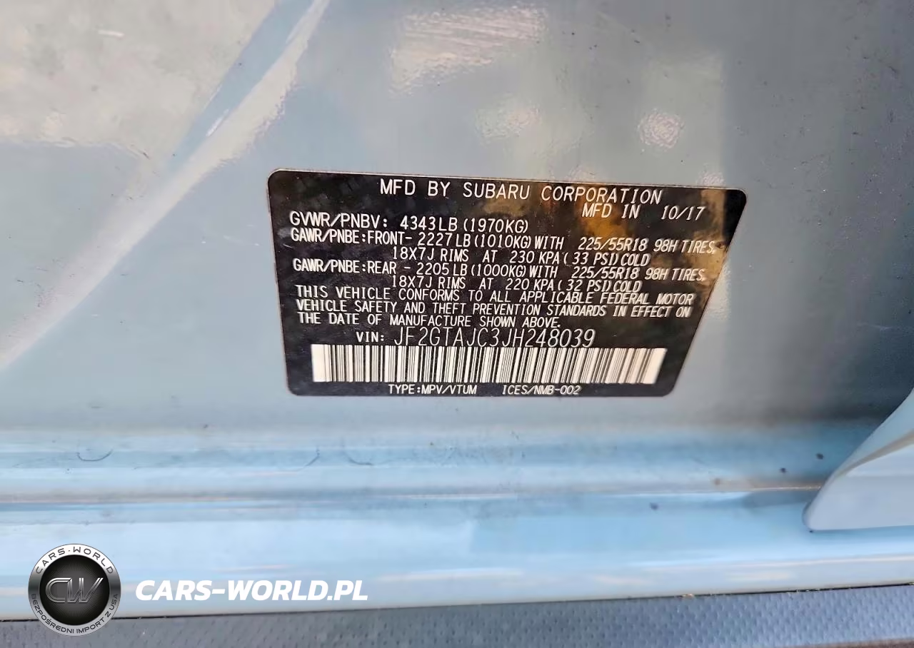 2018 Subaru Crosstrek Limited VIN:JF2GTAJC3JH248039 - 13