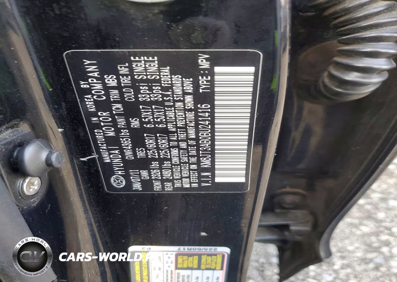 2011 Hyundai Tucson Gl VIN:KM8JT3AB0BU241416 - 14