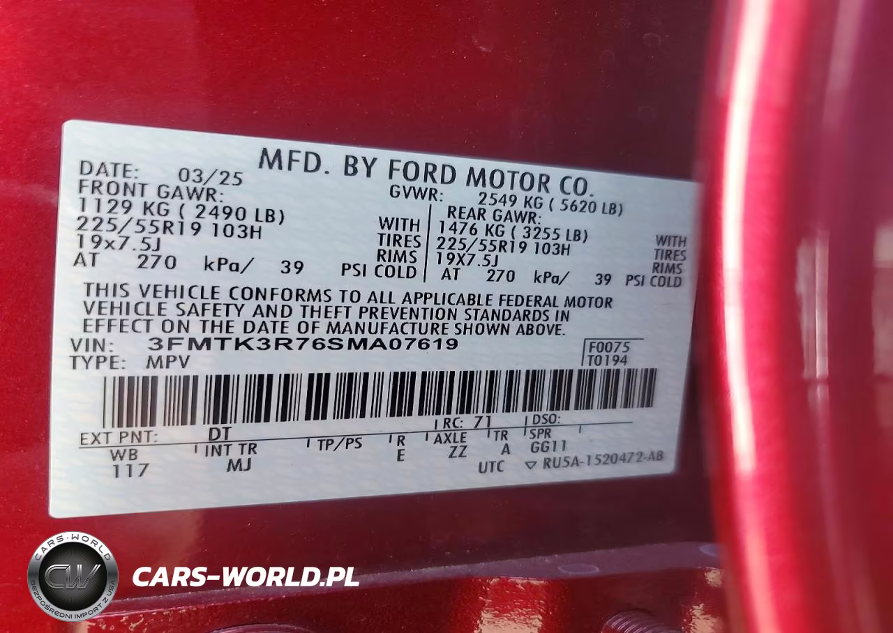 2025 Ford Mustang Mach-E Premium VIN:3FMTK3R76SMA07619 - 13
