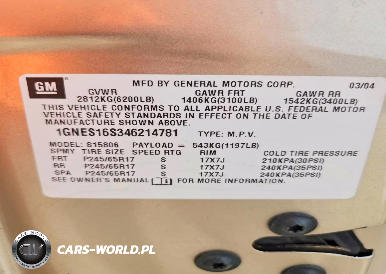 2004 Chevrolet Trailblazer Ext Ls VIN:1GNES16S346214781 - 14