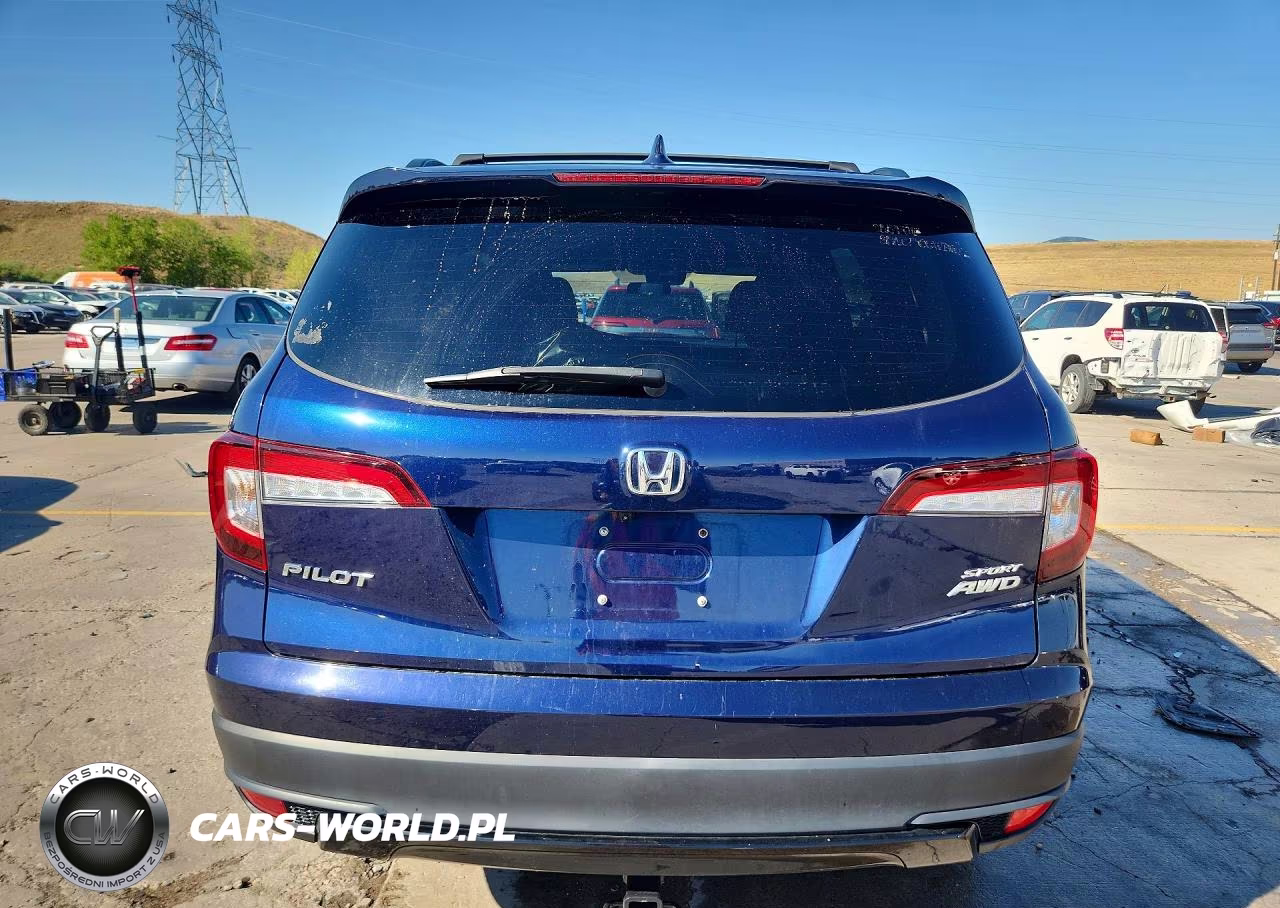 2022 Honda Pilot Sport VIN:5FNYF6H35NB073148 - 6