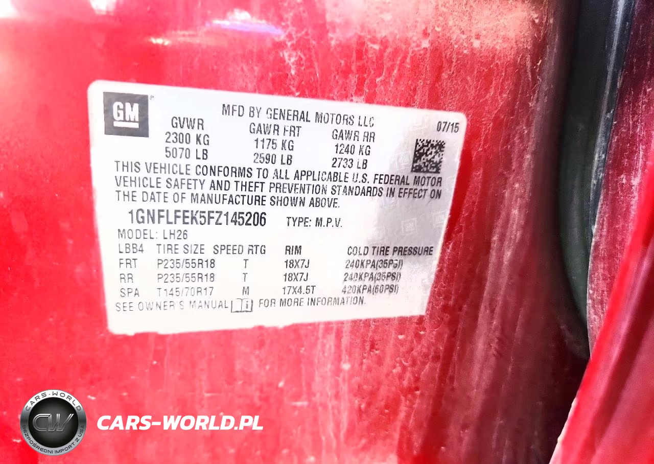 2015 Chevrolet Equinox Lt VIN:1GNFLFEK5FZ145206 - 12