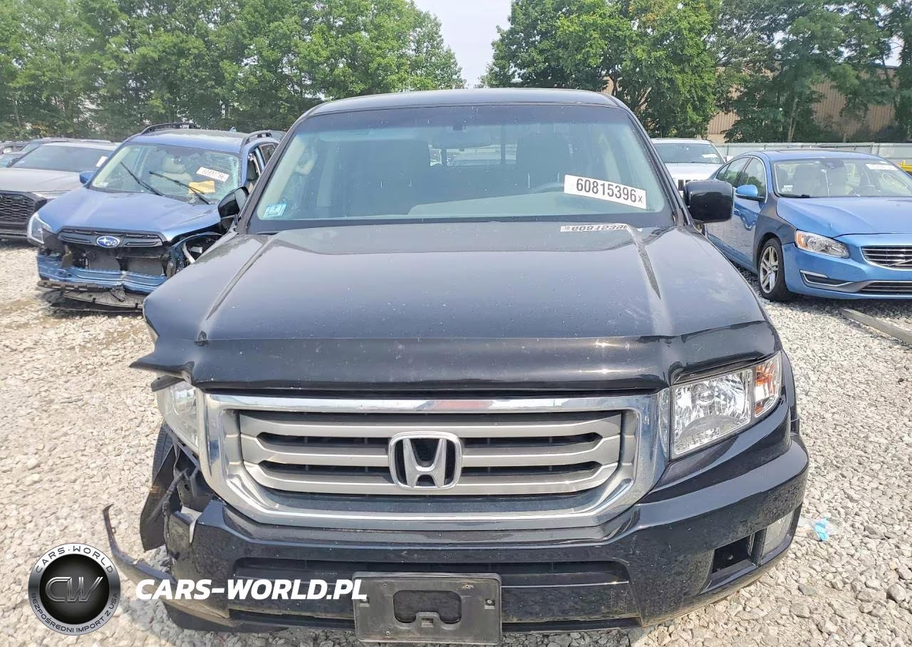 2012 Honda Ridgeline Rts VIN:5FPYK1F44CB457887 - 5