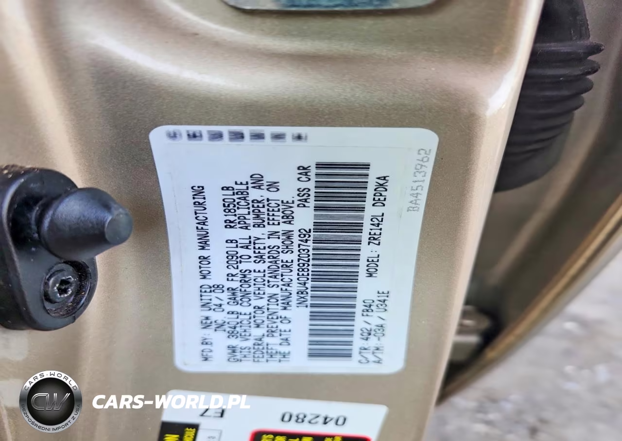 2009 Toyota Corolla Le VIN:1NXBU40E89Z037492 - 12
