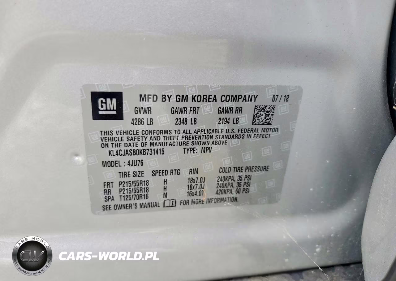 2019 Buick Encore Preferred VIN:KL4CJASB0KB731415 - 13