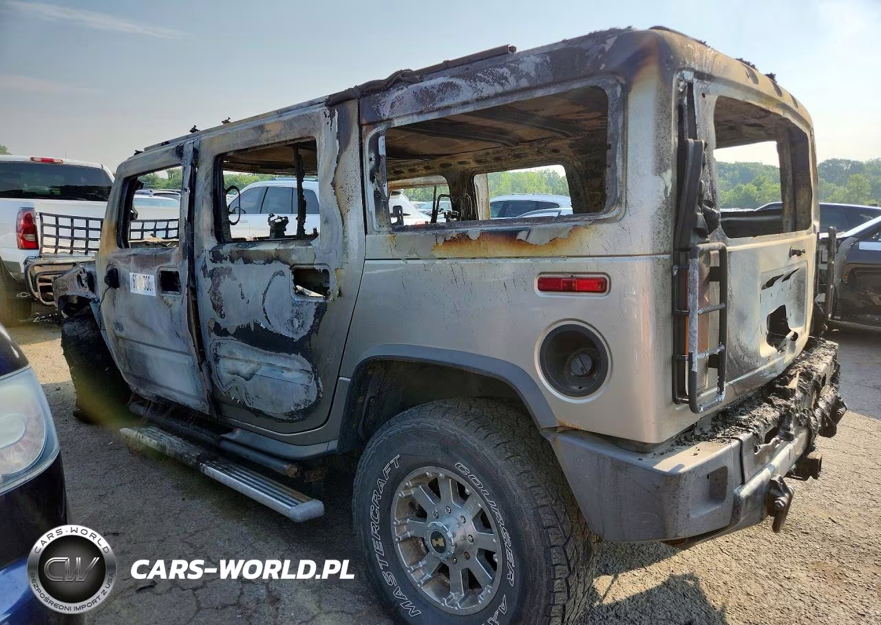 2003 Hummer H2 VIN:5GRGN23U23H126097 - 2