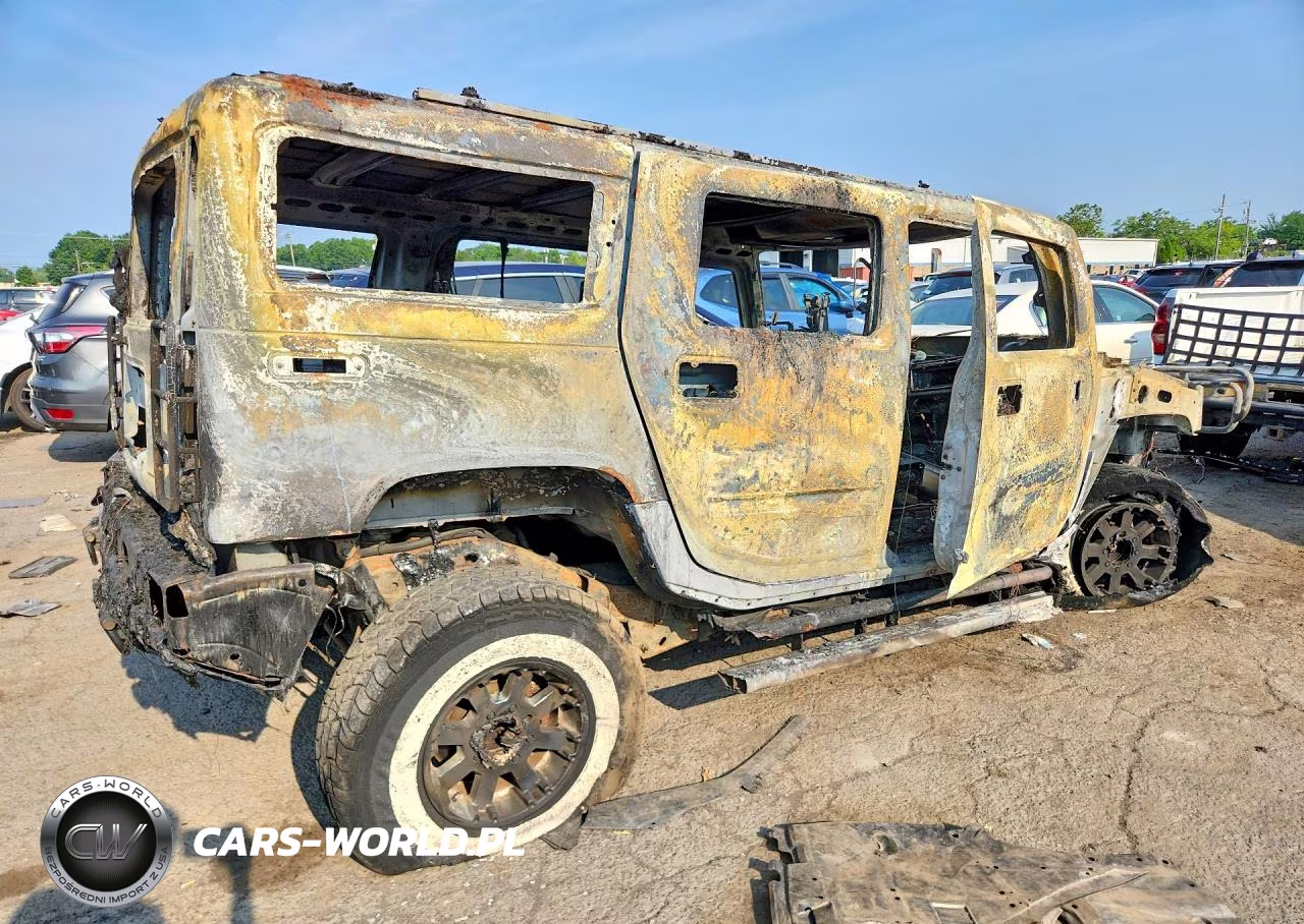 2003 Hummer H2 VIN:5GRGN23U23H126097 - 3