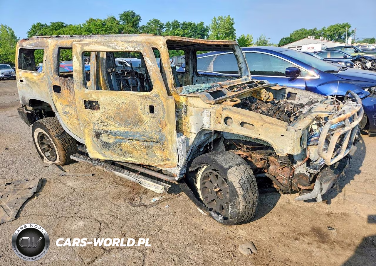 2003 Hummer H2 VIN:5GRGN23U23H126097 - 4