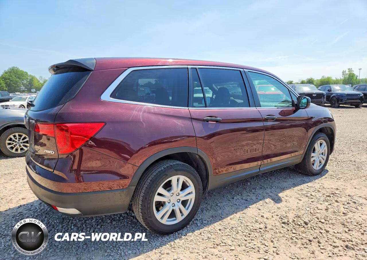 2016 Honda Pilot Lx VIN:5FNYF6H14GB027246 - 3