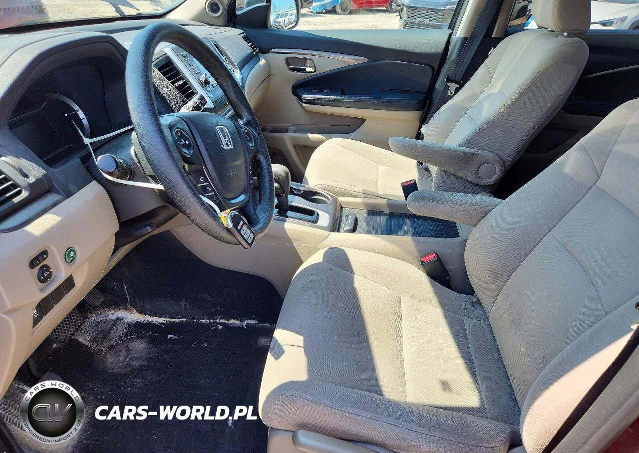 2016 Honda Pilot Lx VIN:5FNYF6H14GB027246 - 7