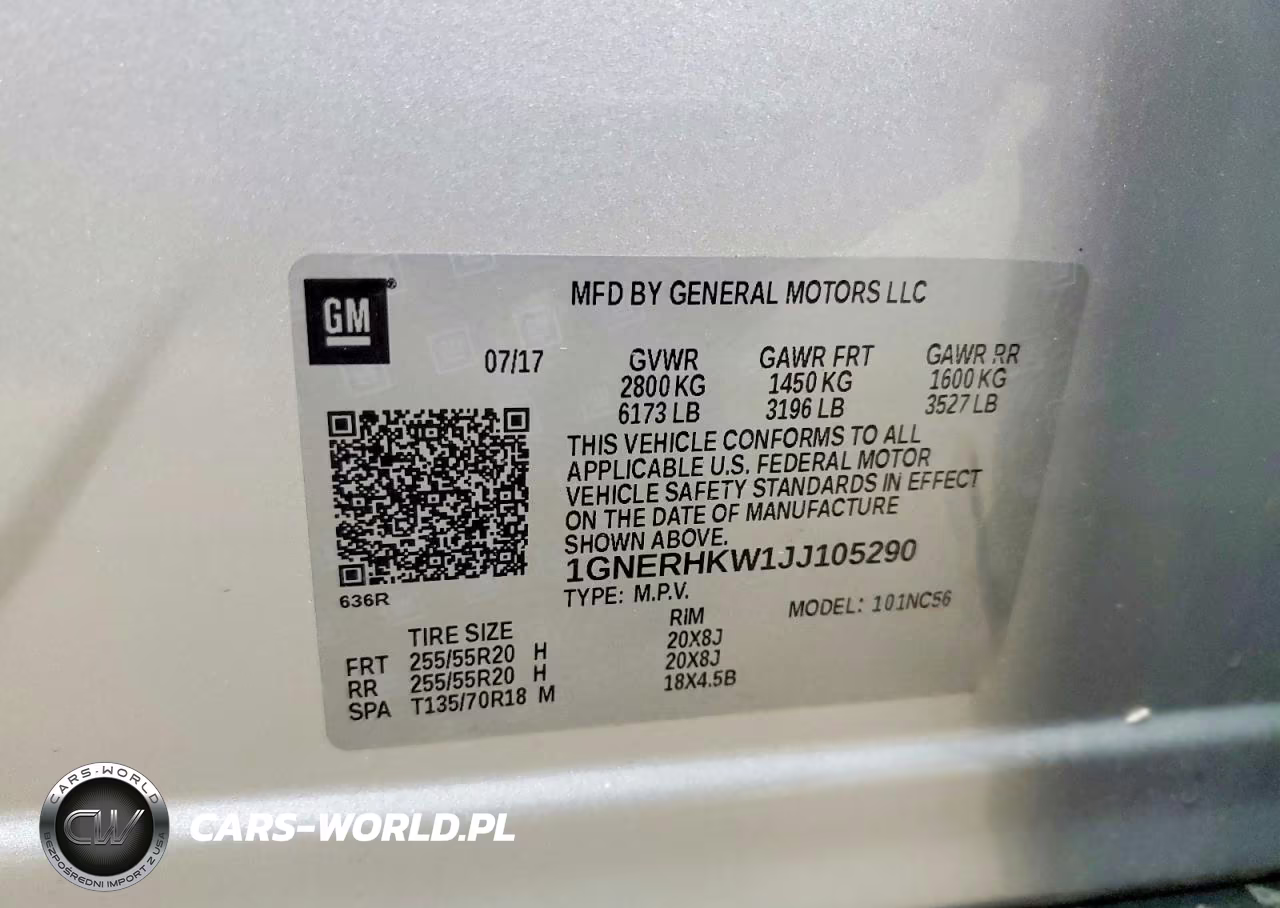 2018 Chevrolet Traverse Lt VIN:1GNERHKW1JJ105290 - 13