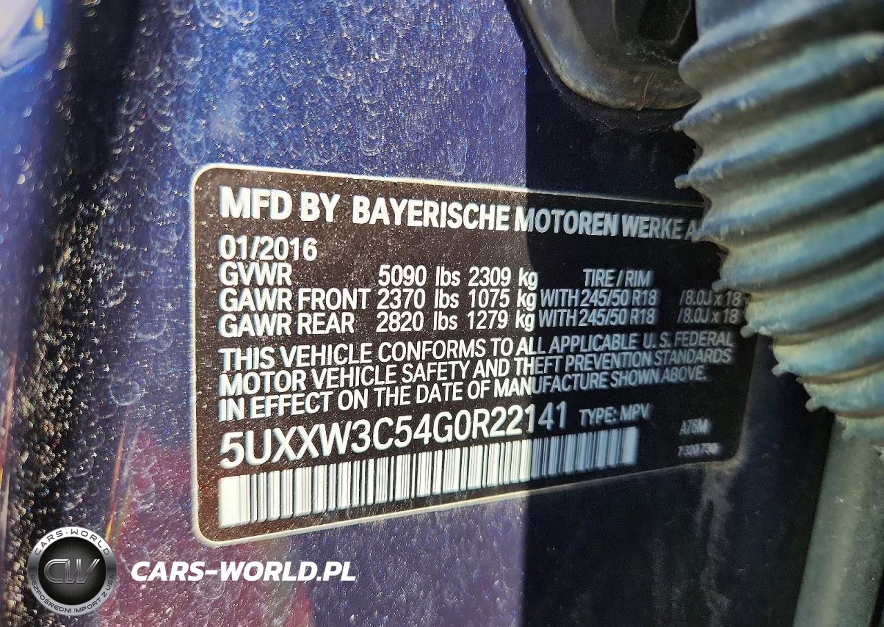 2016 BMW X4 xDrive28I VIN:5UXXW3C54G0R22141 - 13