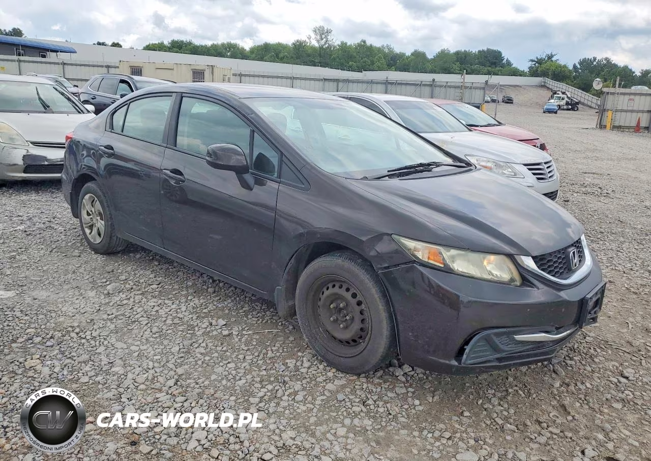 2013 Honda Civic Lx VIN:19XFB2F53DE021313 - 4