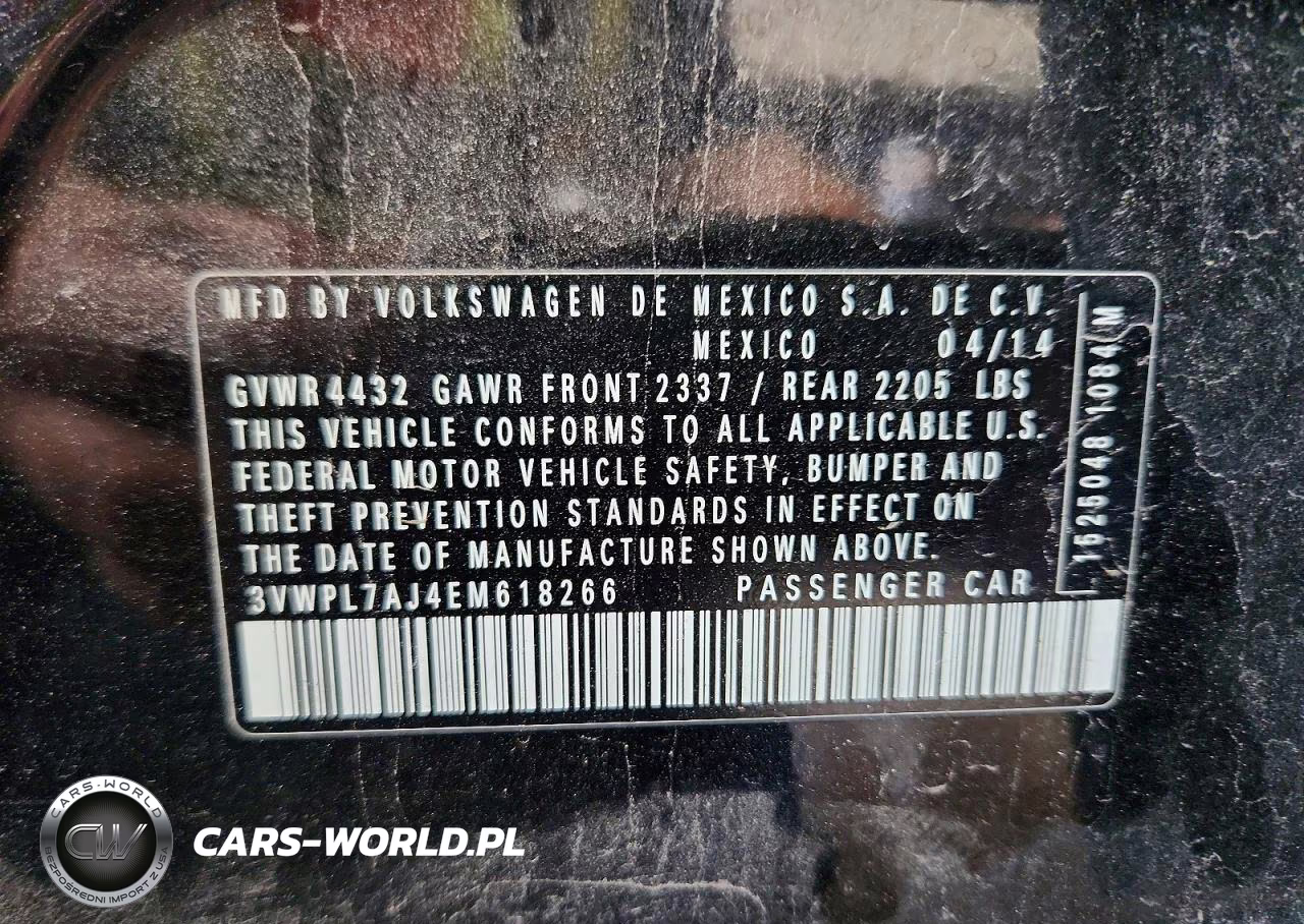 2014 Volkswagen Jetta Tdi VIN:3VWPL7AJ4EM618266 - 12