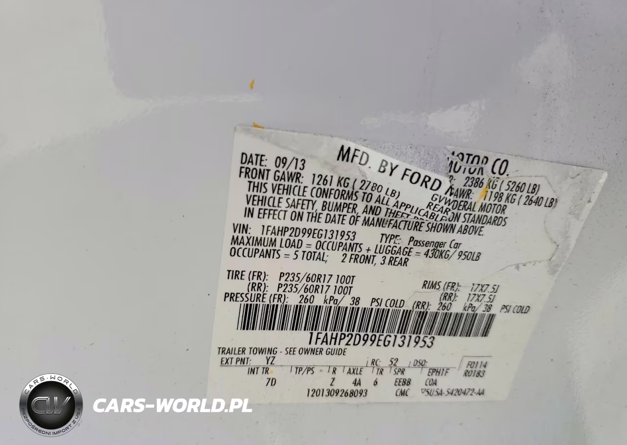 2014 Ford Taurus Se VIN:1FAHP2D99EG131953 - 12