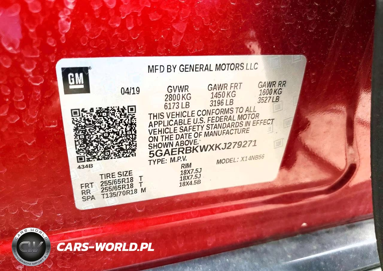 2019 Buick Enclave Essence VIN:5GAERBKWXKJ279271 - 13