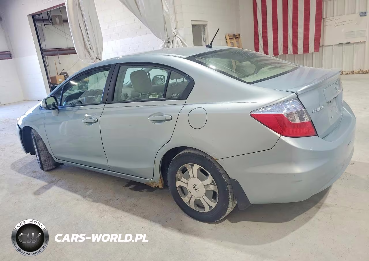 2012 Honda Civic Hybrid L VIN:JHMFB4F38CS001305 - 2