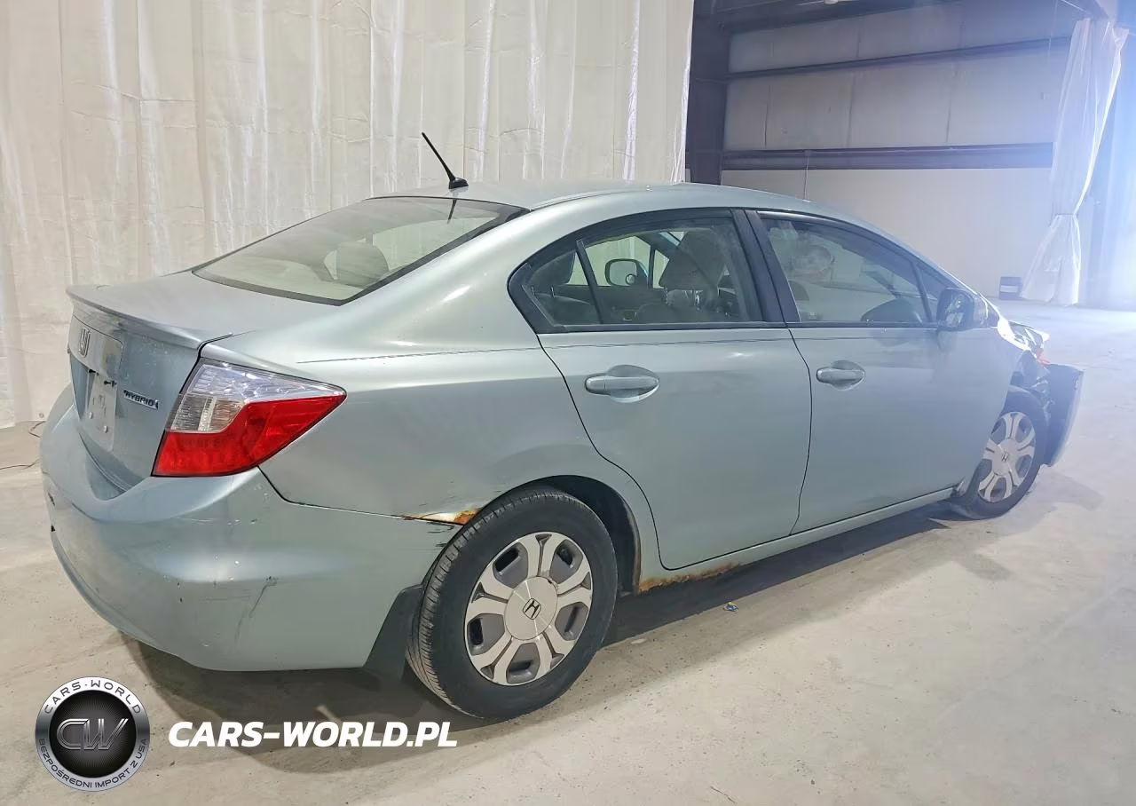 2012 Honda Civic Hybrid L VIN:JHMFB4F38CS001305 - 3