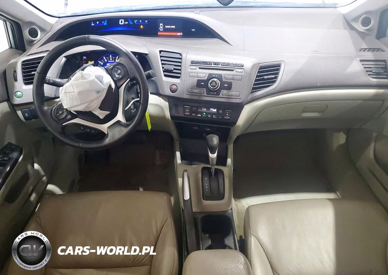 2012 Honda Civic Hybrid L VIN:JHMFB4F38CS001305 - 8