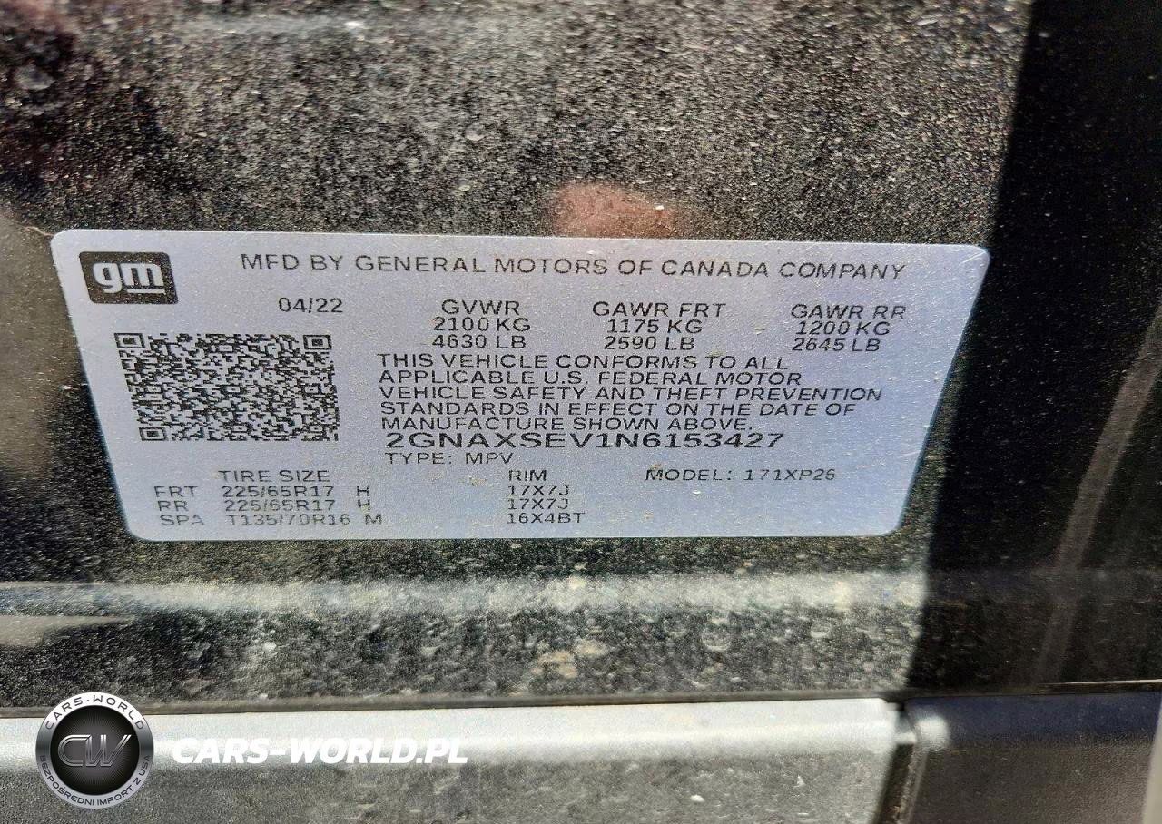 2022 Chevrolet Equinox Ls VIN:2GNAXSEV1N6153427 - 13