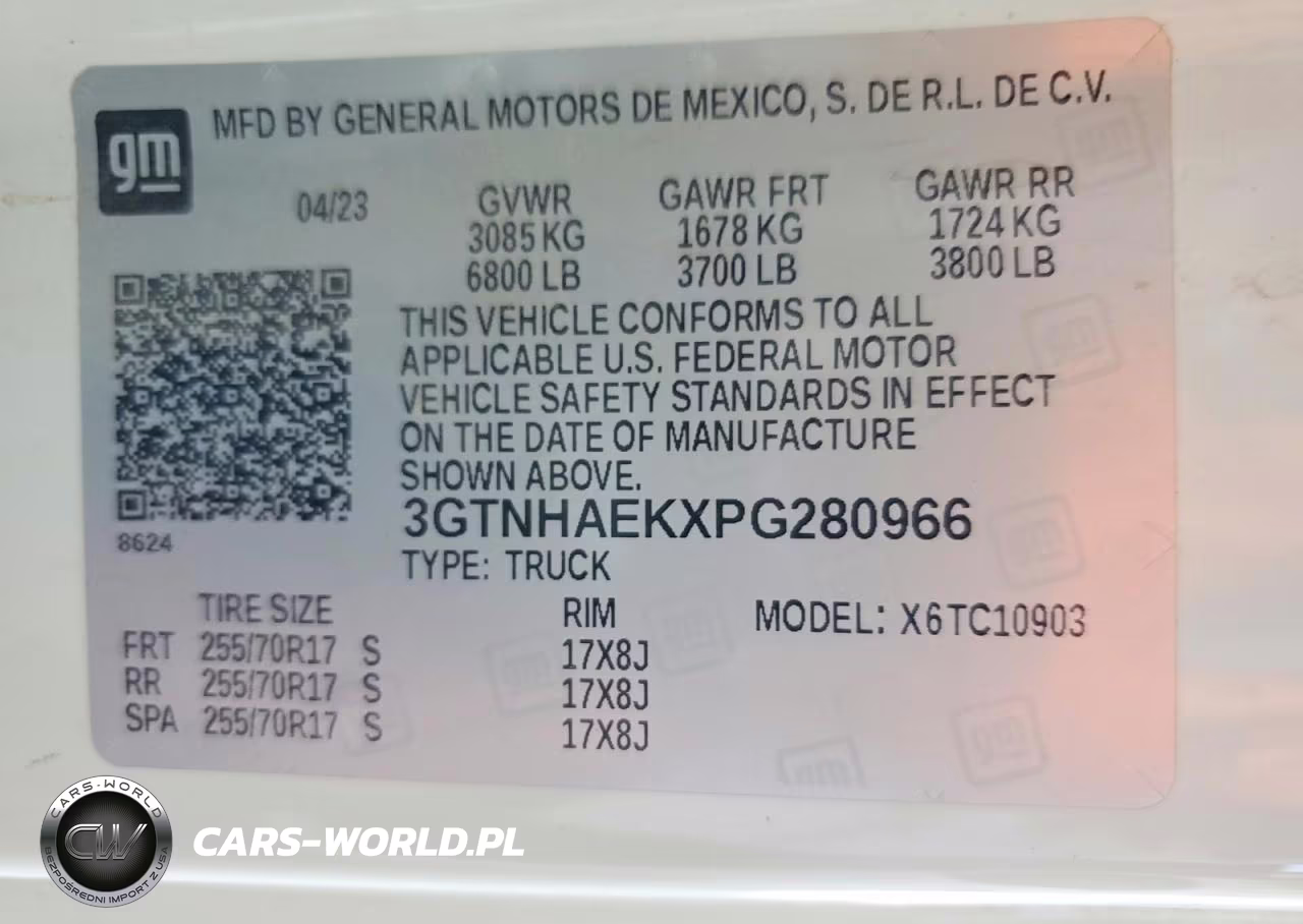 2023 GMC Sierra C1500 VIN:3GTNHAEKXPG280966 - 12