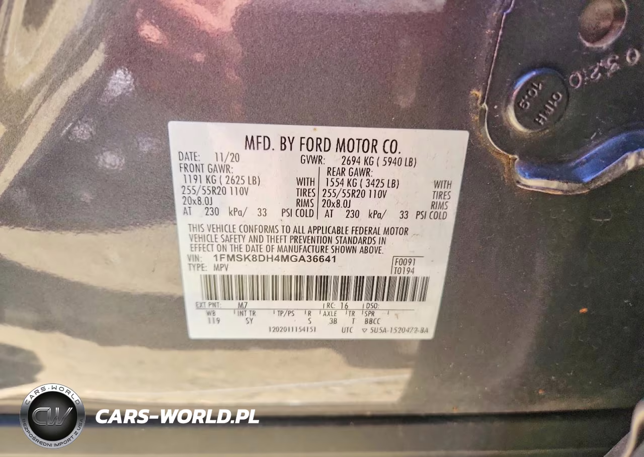 2021 Ford Explorer Xlt VIN:1FMSK8DH4MGA36641 - 13