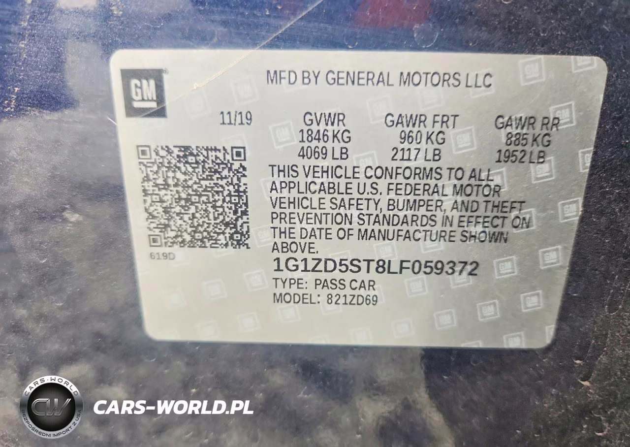 2020 Chevrolet Malibu Lt VIN:1G1ZD5ST8LF059372 - 12
