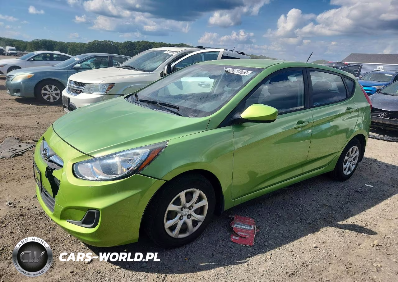 2014 Hyundai Accent Gs VIN:KMHCT5AE5EU197836 - 1