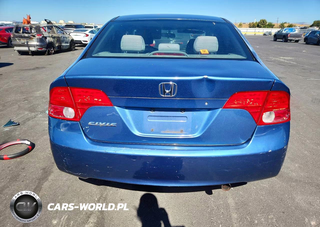 2007 Honda Civic Lx VIN:1HGFA16537L003792 - 6