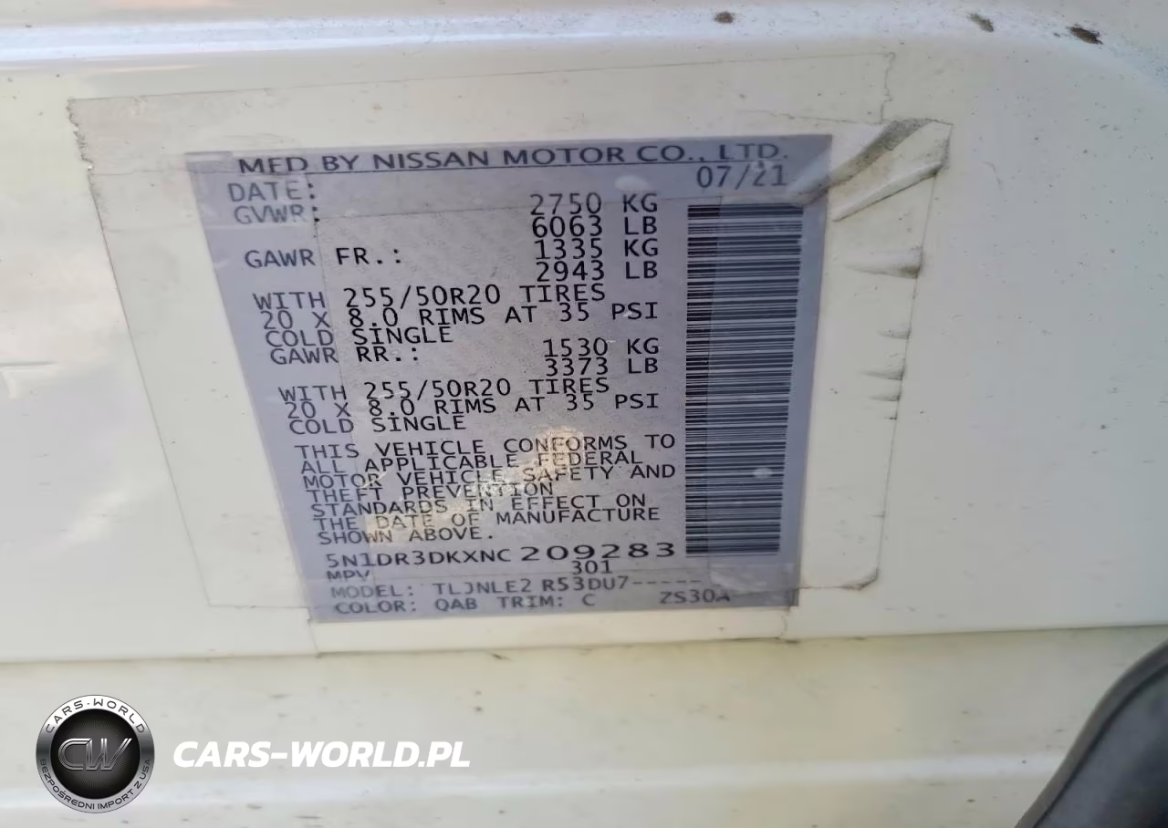 2022 Nissan Pathfinder Platinum VIN:5N1DR3DKXNC209283 - 14