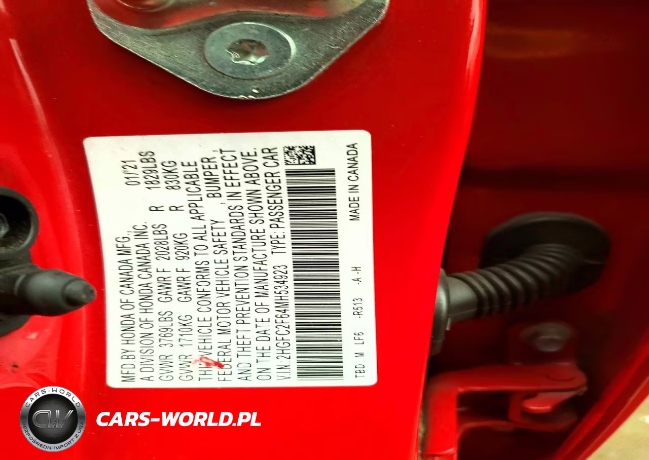 2021 Honda Civic Lx VIN:2HGFC2F64MH534923 - 12