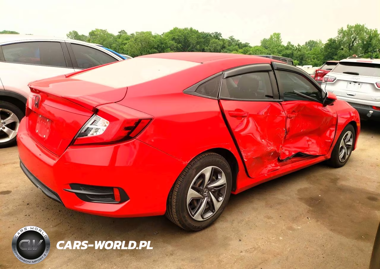 2021 Honda Civic Lx VIN:2HGFC2F64MH534923 - 3