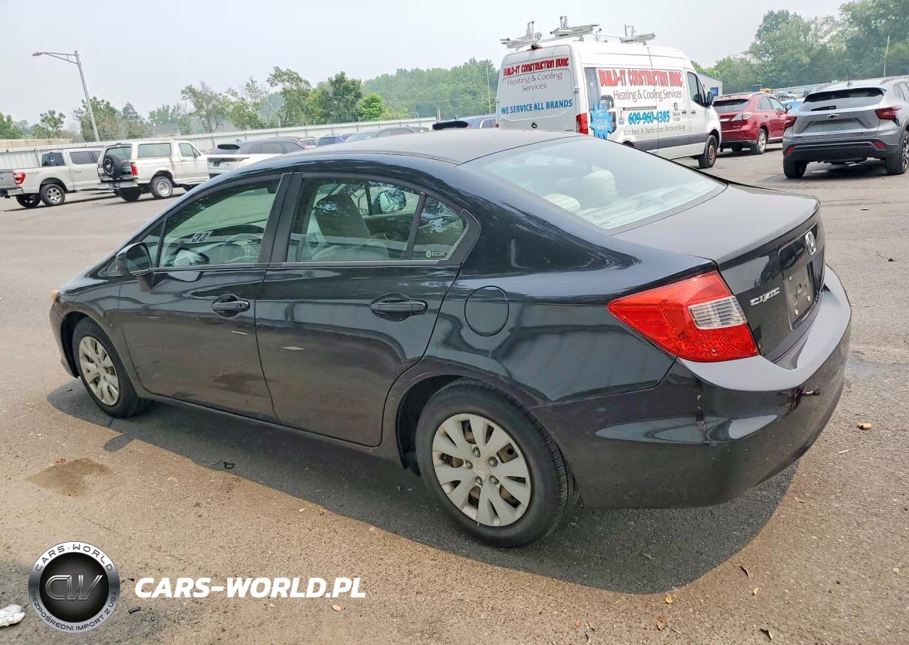 2012 Honda Civic Lx VIN:19XFB2F54CE371192 - 2