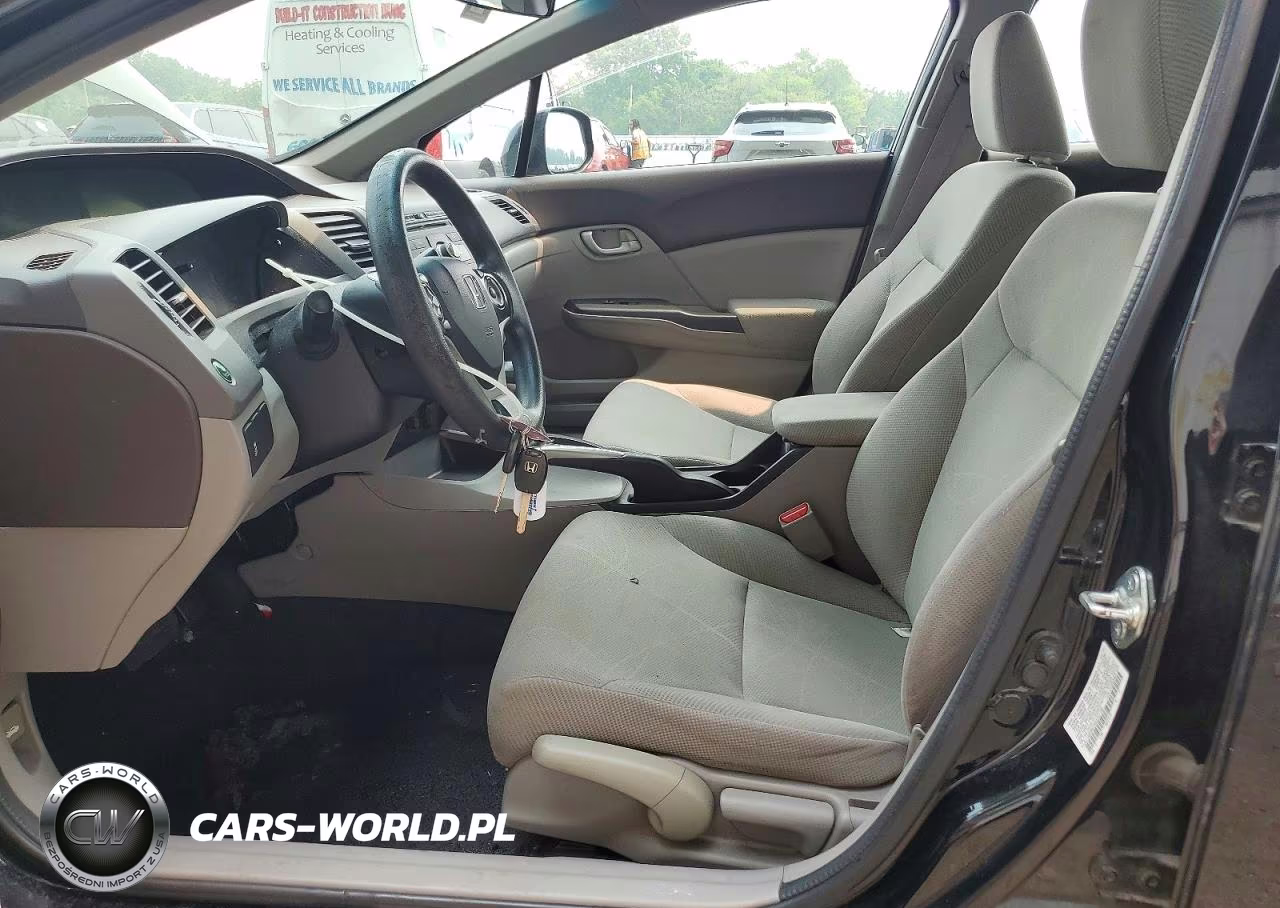 2012 Honda Civic Lx VIN:19XFB2F54CE371192 - 7