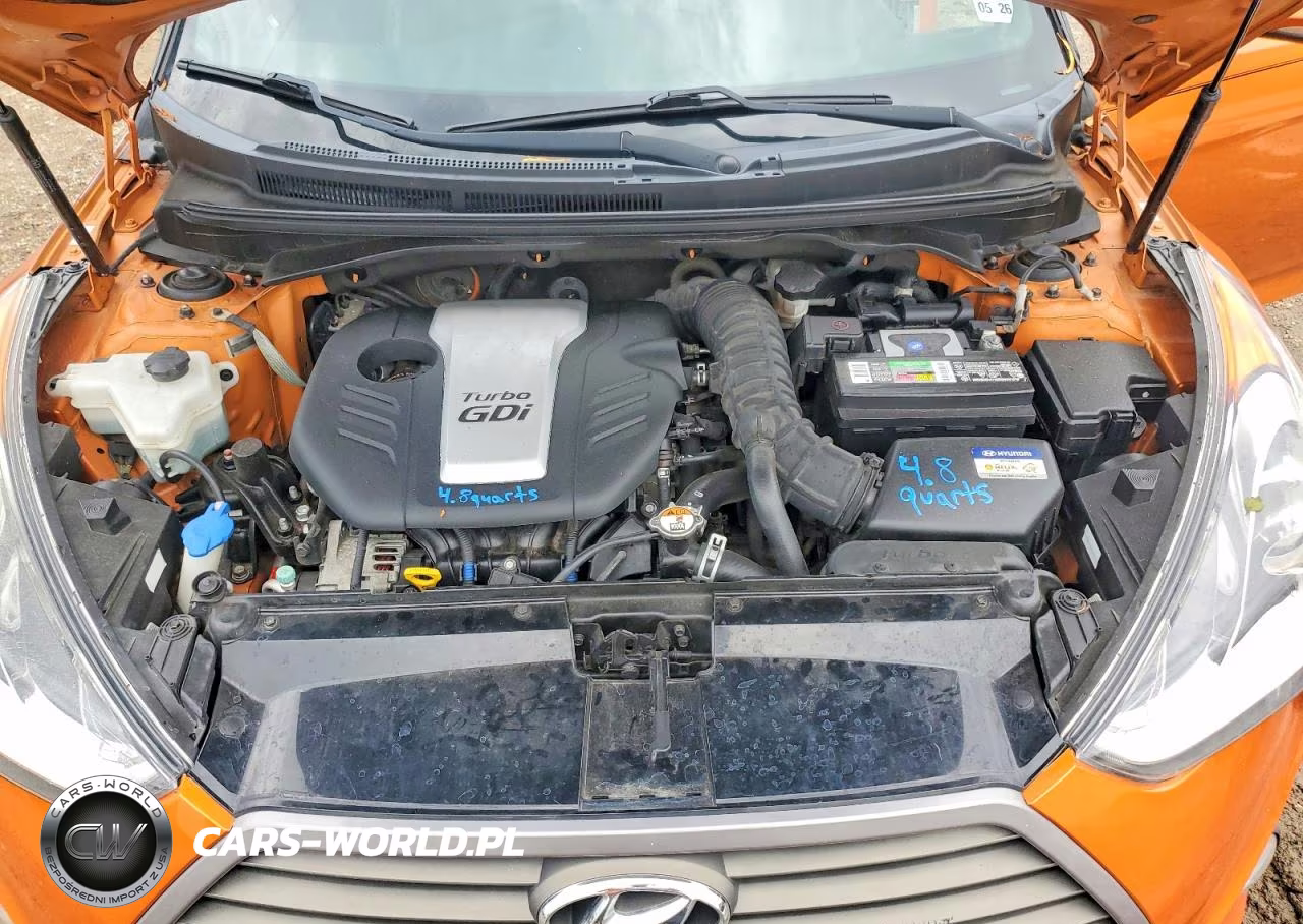 2016 Hyundai Veloster Turbo VIN:KMHTC6AE1GU302736 - 11