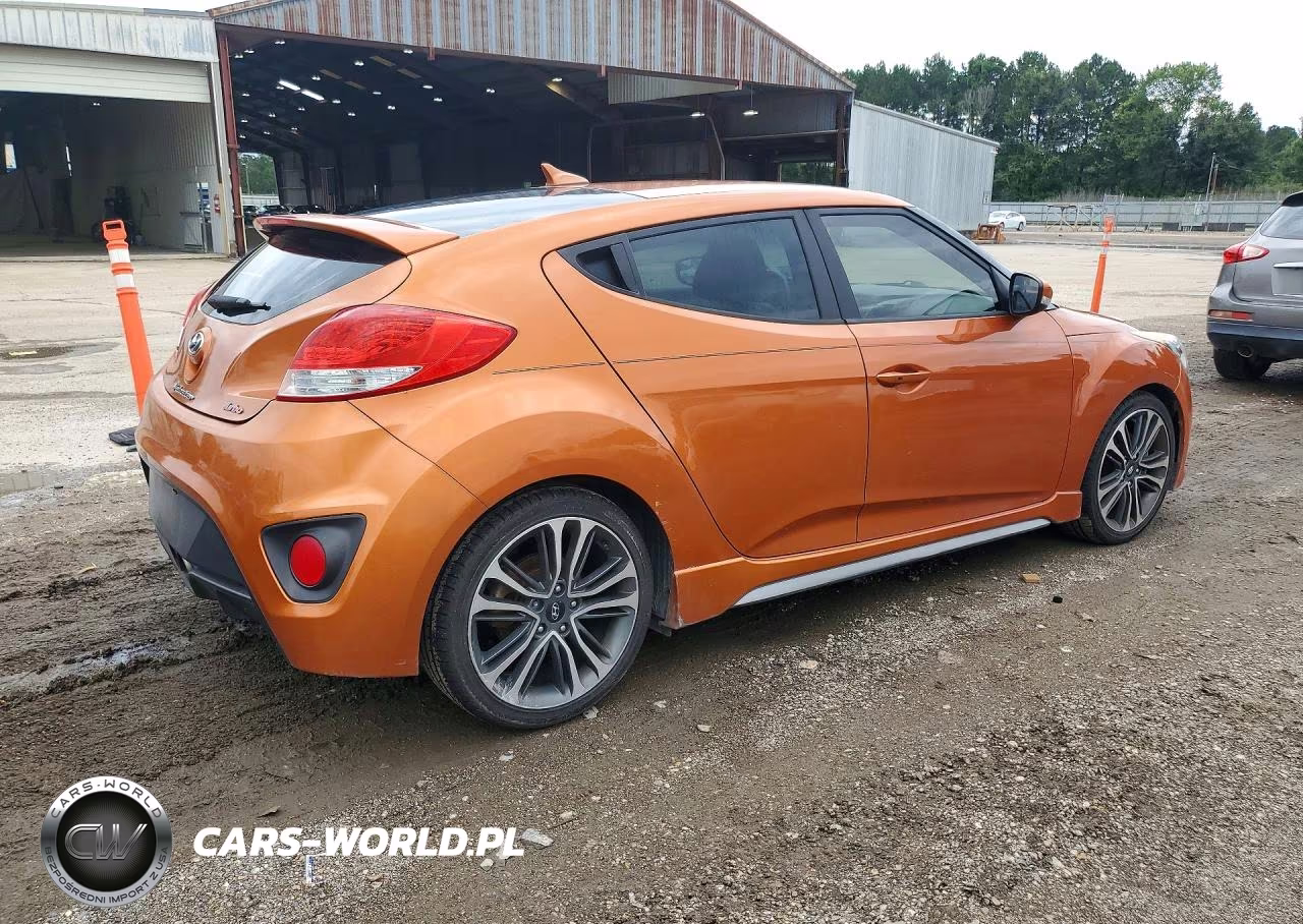 2016 Hyundai Veloster Turbo VIN:KMHTC6AE1GU302736 - 3