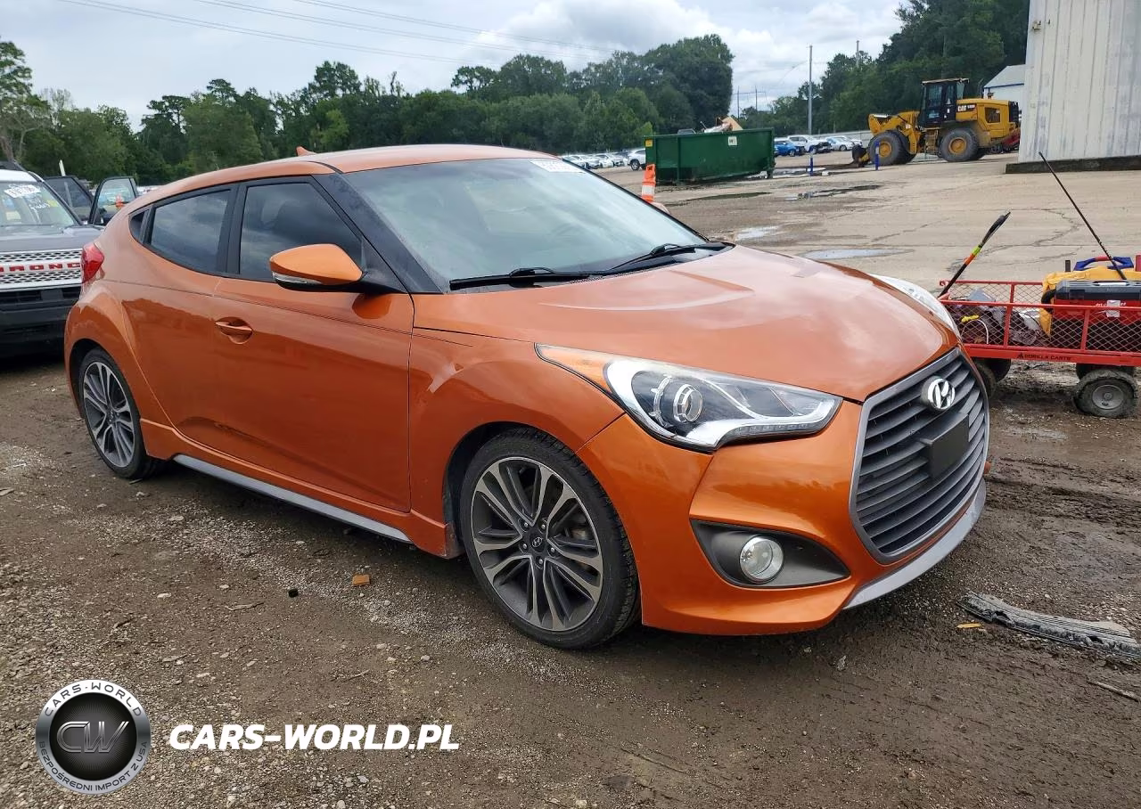 2016 Hyundai Veloster Turbo VIN:KMHTC6AE1GU302736 - 4