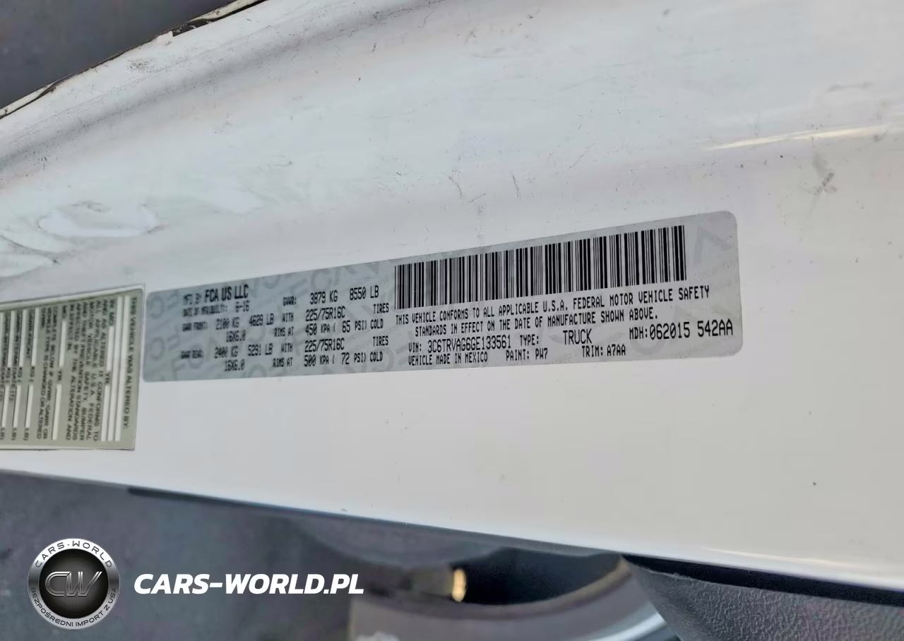 2016 Ram Promaster 1500 Delivery Van VIN:3C6TRVAG6GE133561 - 12
