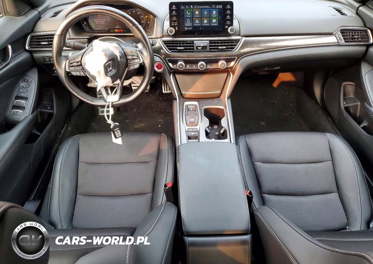 2022 Honda Accord Hybrid Sport VIN:1HGCV3F2XNA022714 - 8