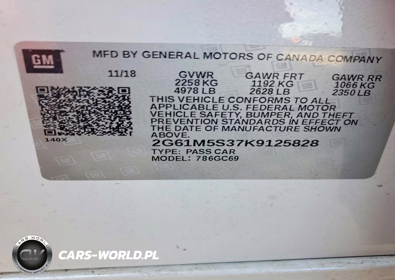2019 Cadillac Xts Luxury VIN:2G61M5S37K9125828 - 12